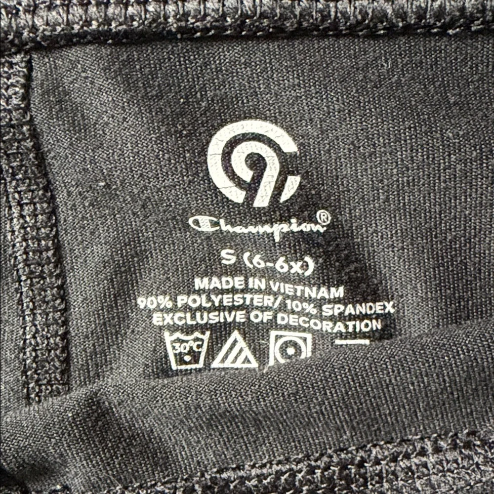 Black Leggings champion girls size 6/6x